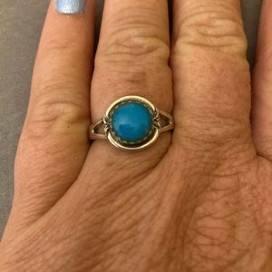 NWOT Turquoise and Sterling Silver Ring size 7